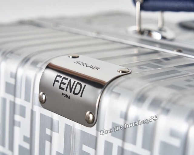 RIMOWA行李箱鋁鎂合金四輪拉杆箱 972FD 芬迪最新專櫃配色旅行箱 gdx1120